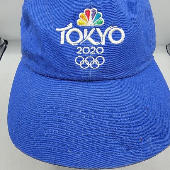 Nike Heritage86 Adults Blue Nbc Tokyo Olympics 2020 Adjustable Hat Casual - Picture 5 of 9
